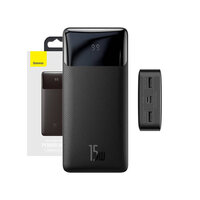 Power banka Baseus Bipow 20000 mAh, 2xUSB, USB-C, 15W čierna