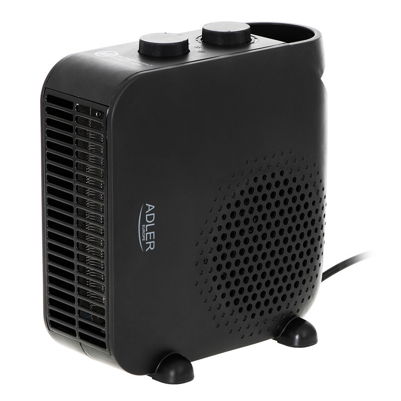 Adler AD 7725 teplovzdušný ventilátor čierny