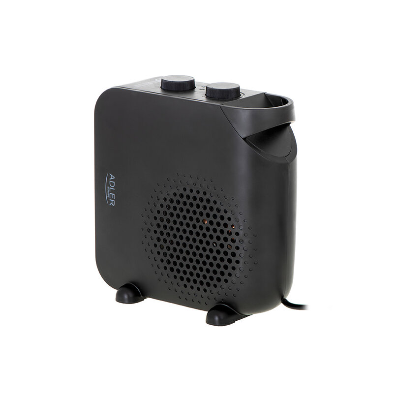Adler AD 7725 teplovzdušný ventilátor čierny