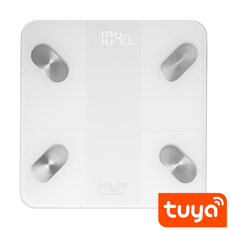 Adler AD 8186 smart osobná váha biela