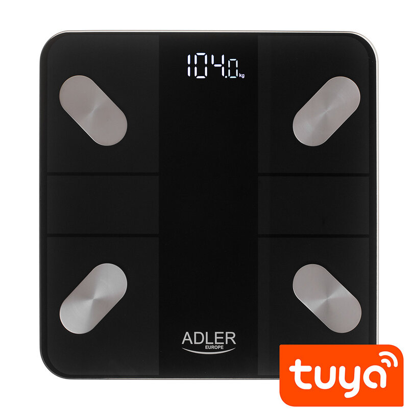 Adler AD 8186 smart osobná váha čierna