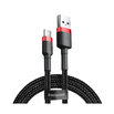 Baseus Cafule USB-A/C kábel 3A 1m čierny (CATKLF-B91)