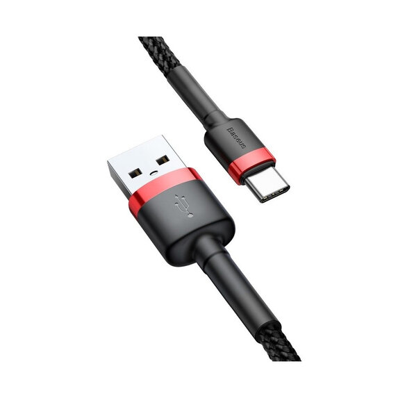 Baseus Cafule USB-A/C kábel 3A 1m čierny (CATKLF-B91)