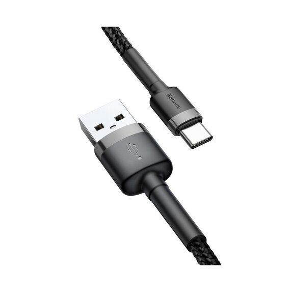 Baseus Cafule USB-A/C kábel 3A 1m čierny (CATKLF-BG1)