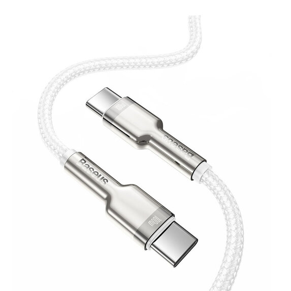 Baseus Cafule USB-C/C kábel 100W 2m biely (CATJK-D02)