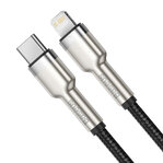 Baseus Cafule USB-C/Lightning 2m čierna PD 20W (CATLJK-B01)