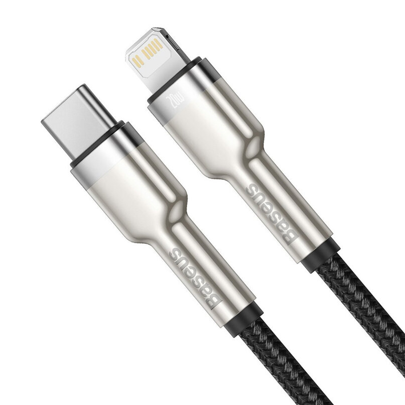 Baseus Cafule USB-C/Lightning 2m čierna PD 20W (CATLJK-B01)