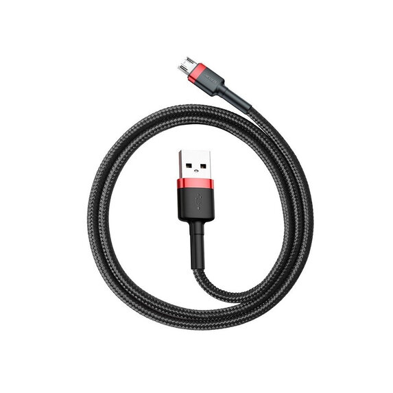 Baseus Cafule USB-micro USB kábel 1,5A 2m čierny (CAMKLF-C91)