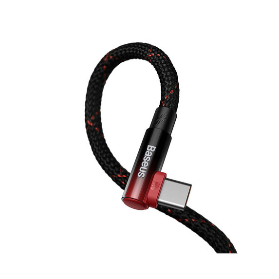 Baseus MVP2 USB-C/C kábel, 100W, 2m čierno/červený (CAVP000720)