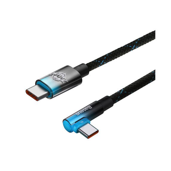 Baseus MVP2 USB-C/C kábel, 100W, 2m čierno/modrý (CAVP000721)