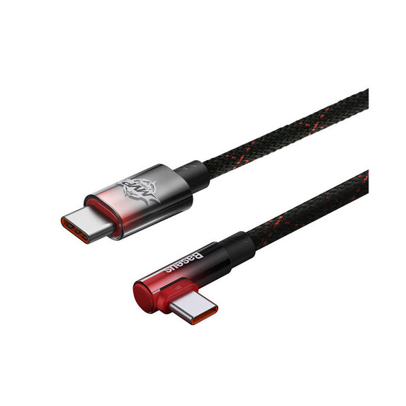 Baseus MVP2 USB-CC kábel, 100W, 1m čierno/červený (CAVP000620)