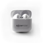 BOOMPODS bassline COMPACT bezdrôtové slúchadlá biele