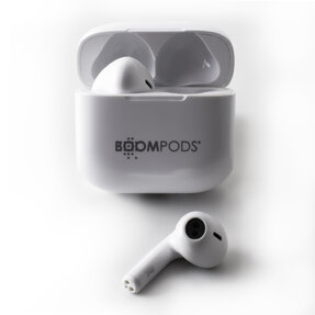 BOOMPODS bassline COMPACT bezdrôtové slúchadlá biele
