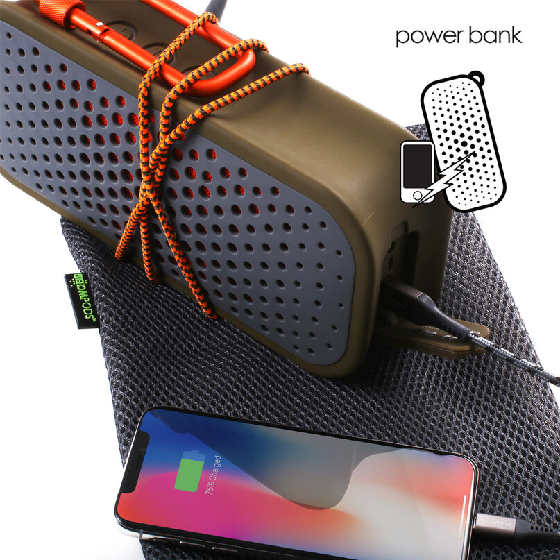 BOOMPODS Blockblaster zeleno-oranžový