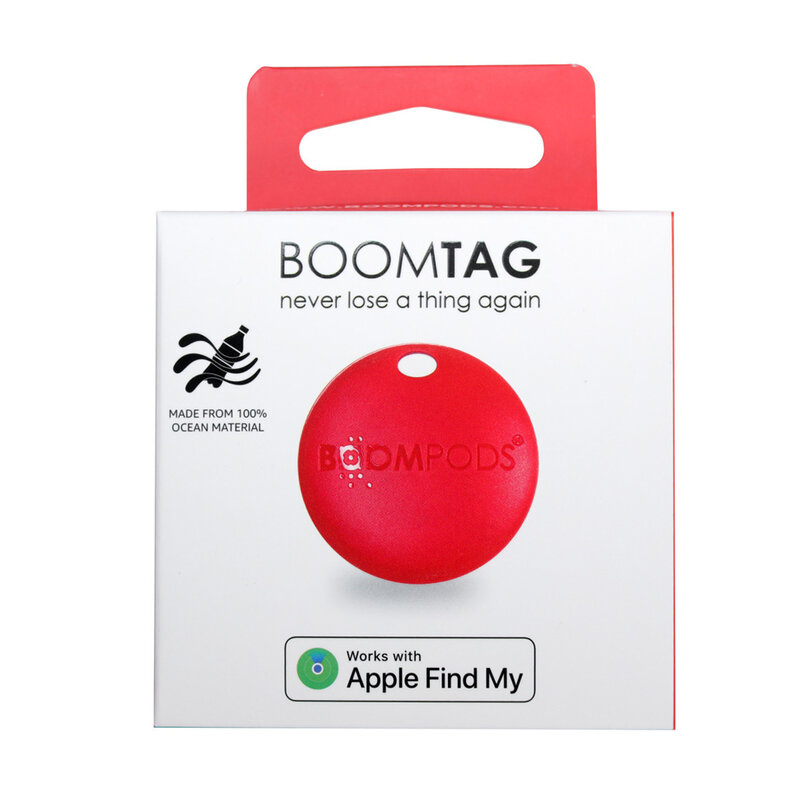 BOOMPODS BOOMTAG lokátor červený