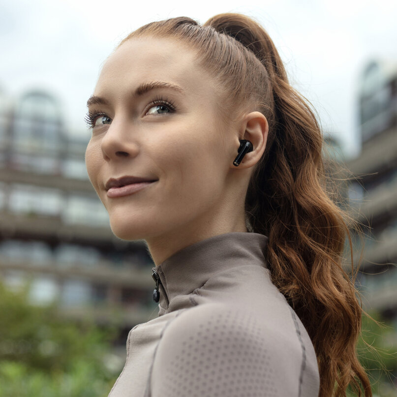 BOOMPODS echobuds bezdrôtové slúchadlá čierne