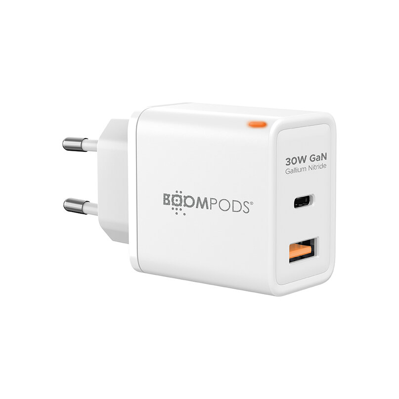 BOOMPODS GaN PD3.0 30W nabíjačka biela