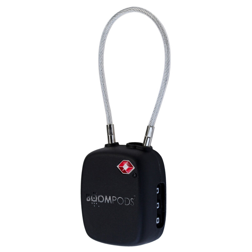 BOOMPODS LOCK TSA bag tracker - čierny