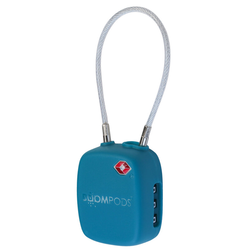 BOOMPODS LOCK TSA bag tracker - modrý