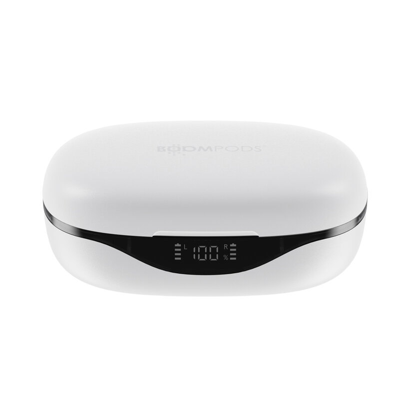 BOOMPODS sportpods OCEAN bezdrôtové slúchadlá biele