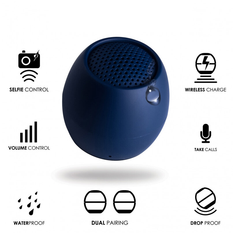 BOOMPODS Zero bezdrôtový reproduktor námornícka modrá