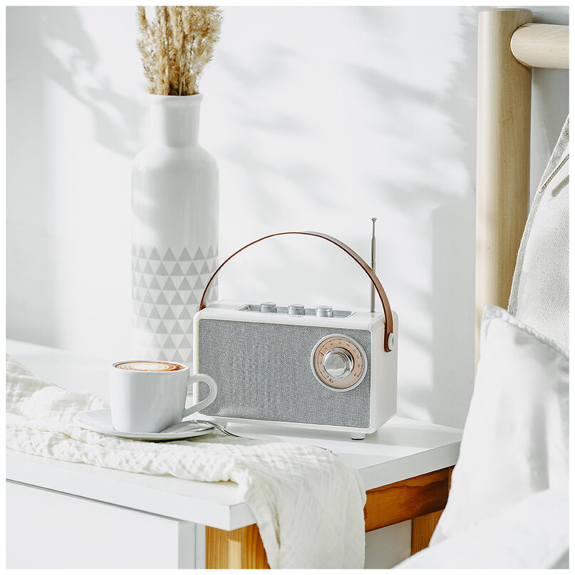 Camry CR 1902 bluetooth rádio biele