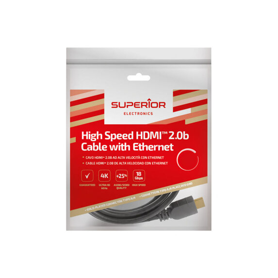 Kábel HDMI 2.0b - 1,8m 4K