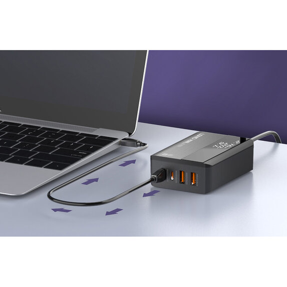 LDNIO nabíjačka mobilných zariadení 65W 2xUSB + 2x USB-C