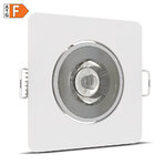 Modee LED bodové svetlo podhľadové 4,8W biele 420 lumenov štvorec
