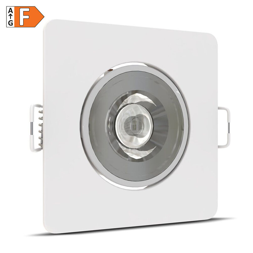 Modee LED bodové svetlo podhľadové 4,8W biele 420 lumenov štvorec