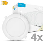 Modee LED panel podhľadový 12W 4000K biely 1320 lumenov 4ks