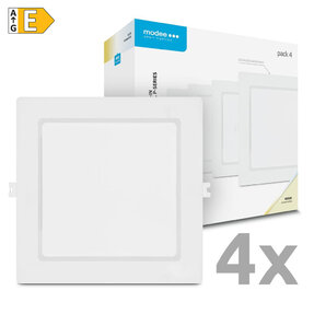 Modee LED panel podhľadový štvorec 18W 4000K biely 1980 lumenov 4ks