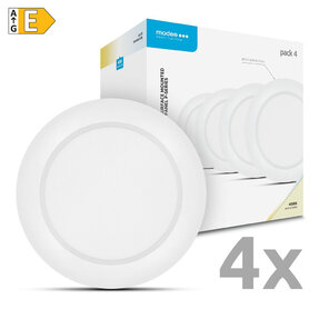Modee LED stropný panel 12W 4000K biely 1320 lumenov 4ks