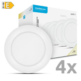 Modee LED stropný panel 6W 4000K biely 1320 lumenov 4ks
