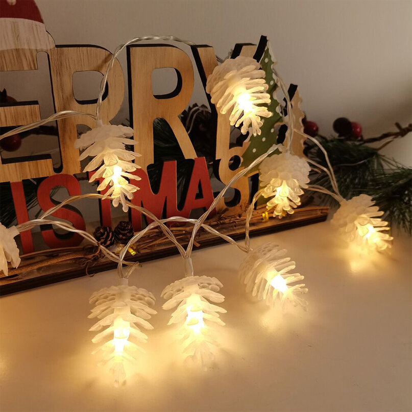 Modee Lighting LED dekorácia 10 LED 135 cm šiška 2xAA batérie