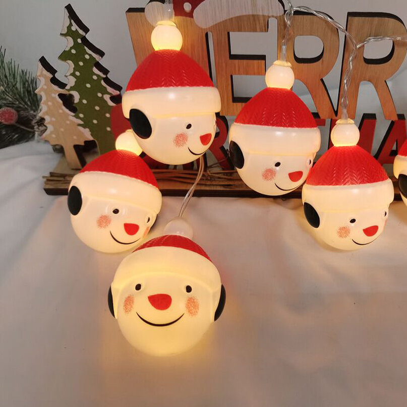 Modee Lighting LED dekorácia 10 LED 90cm guľa mikuláš 2xAA batérie