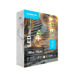 Modee Lighting LED dekorácia 10 LED 90cm snehuliak 2xAA batérie