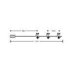 Modee Lighting LED dekorácia 10 LED 90cm sobík 2xAA batérie