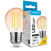 Modee Lighting LED Filament amber žiarovka E27 4W G45 (28W)