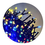 Modee Lighting LED vianočná reťaz 384 LED 2,1m multicolor