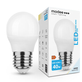 Modee Lighting LED žiarovka E27 4,9W 6000K MINI G45 (40W)