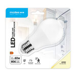 Modee Lighting LED žiarovka s PIR senzorom 8,8W/A60/E27/4000K