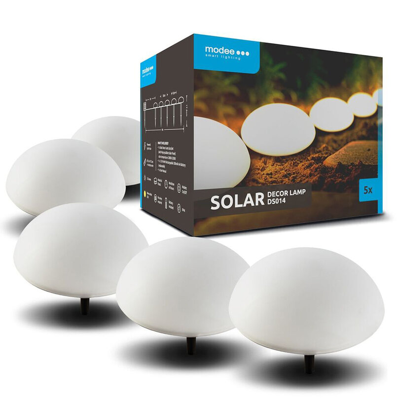 Modee solárne svietidlo DS014 lampiony 5ks