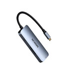 MOKiN 7v1 HUB USB-C na 3xUSB 3.0+SD/TF+HDMI+PD