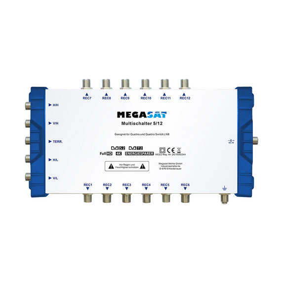 Multiprepínač Megasat 5/12 PROFI