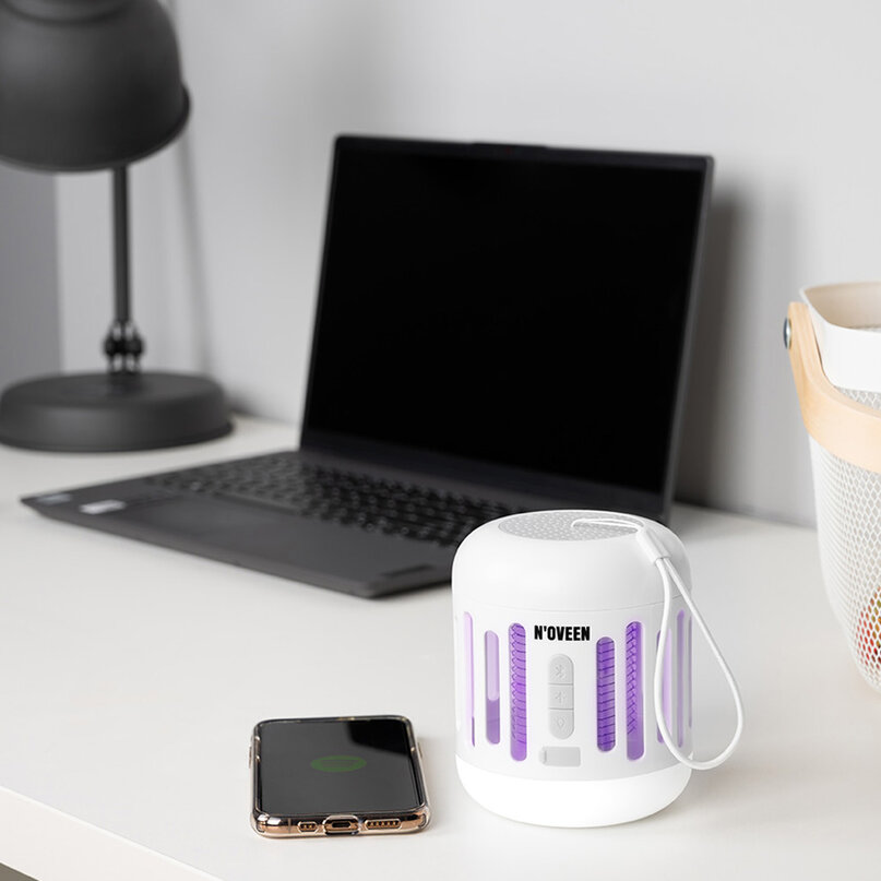 NOVEEN IKN863 lapač hmyzu s bluetooth reproduktorom