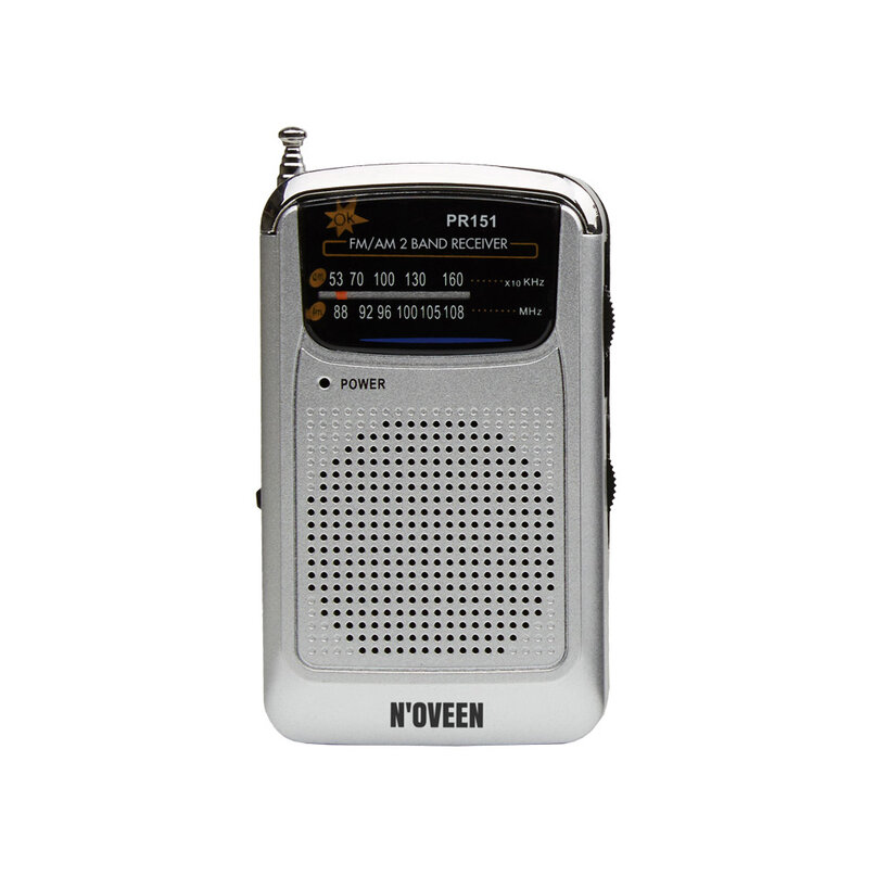 Noveen PR151 strieborné prenosné rádio