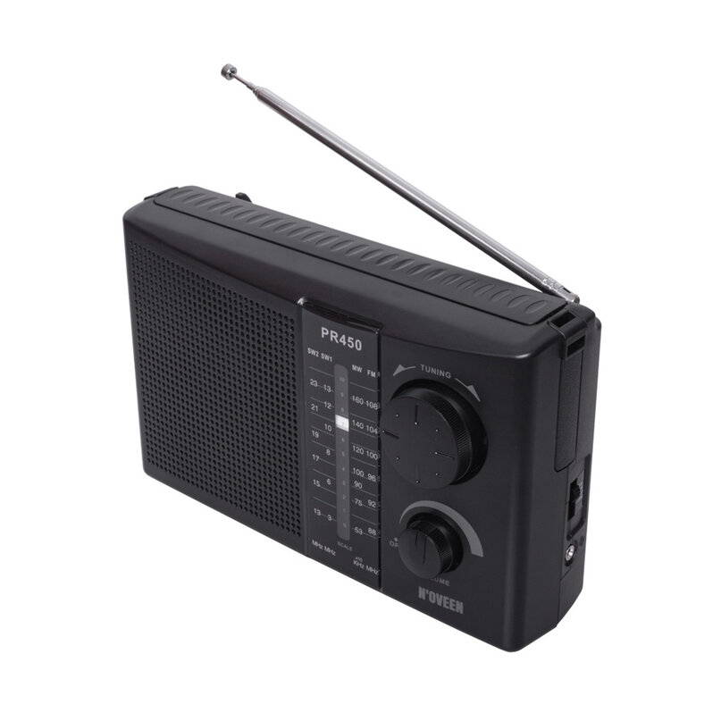 Noveen PR450 čierne prenosné rádio