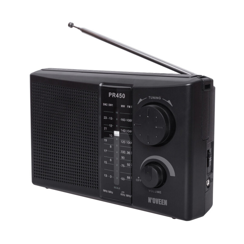 Noveen PR450 čierne prenosné rádio
