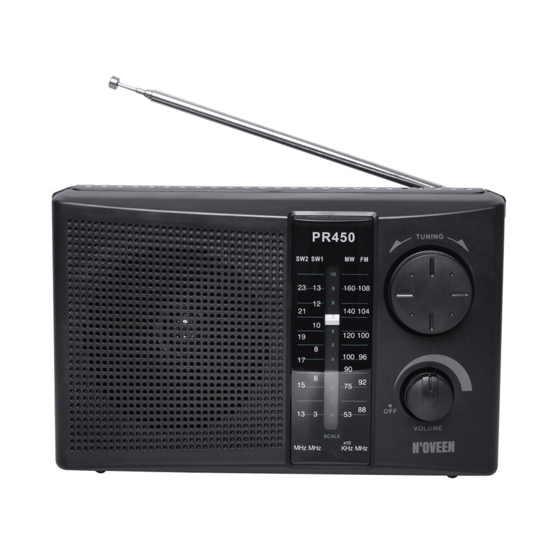 Noveen PR450 čierne prenosné rádio